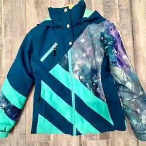 Obermeyer Teen Ski Jacket Size L (14–16) Waterproof Insulated